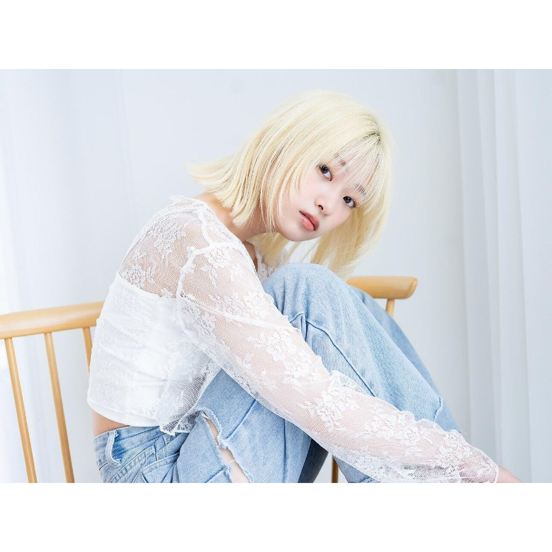 【透明感＋】ダブルカラー（全頭ブリーチ＋カラー）￥11000