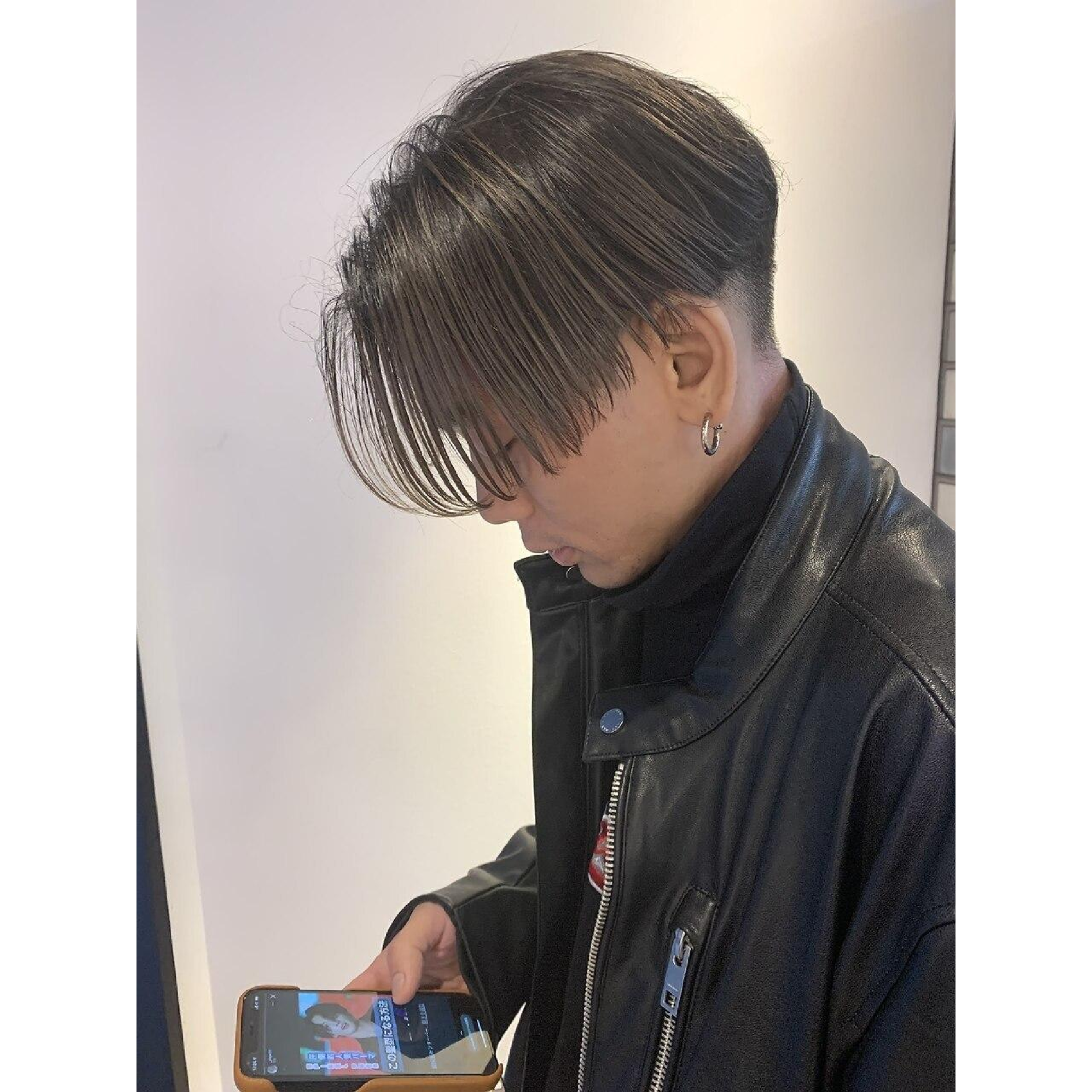 【MEN'S限定】ダブルカラー(全頭ブリーチ)＋カット ￥14000