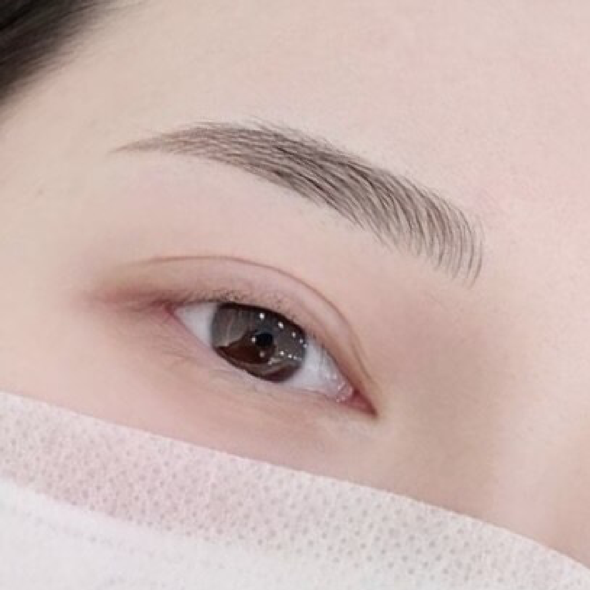 《韓国アイドル風オルチャン眉毛》アイブロウWAX美眉スタイリング　¥4580