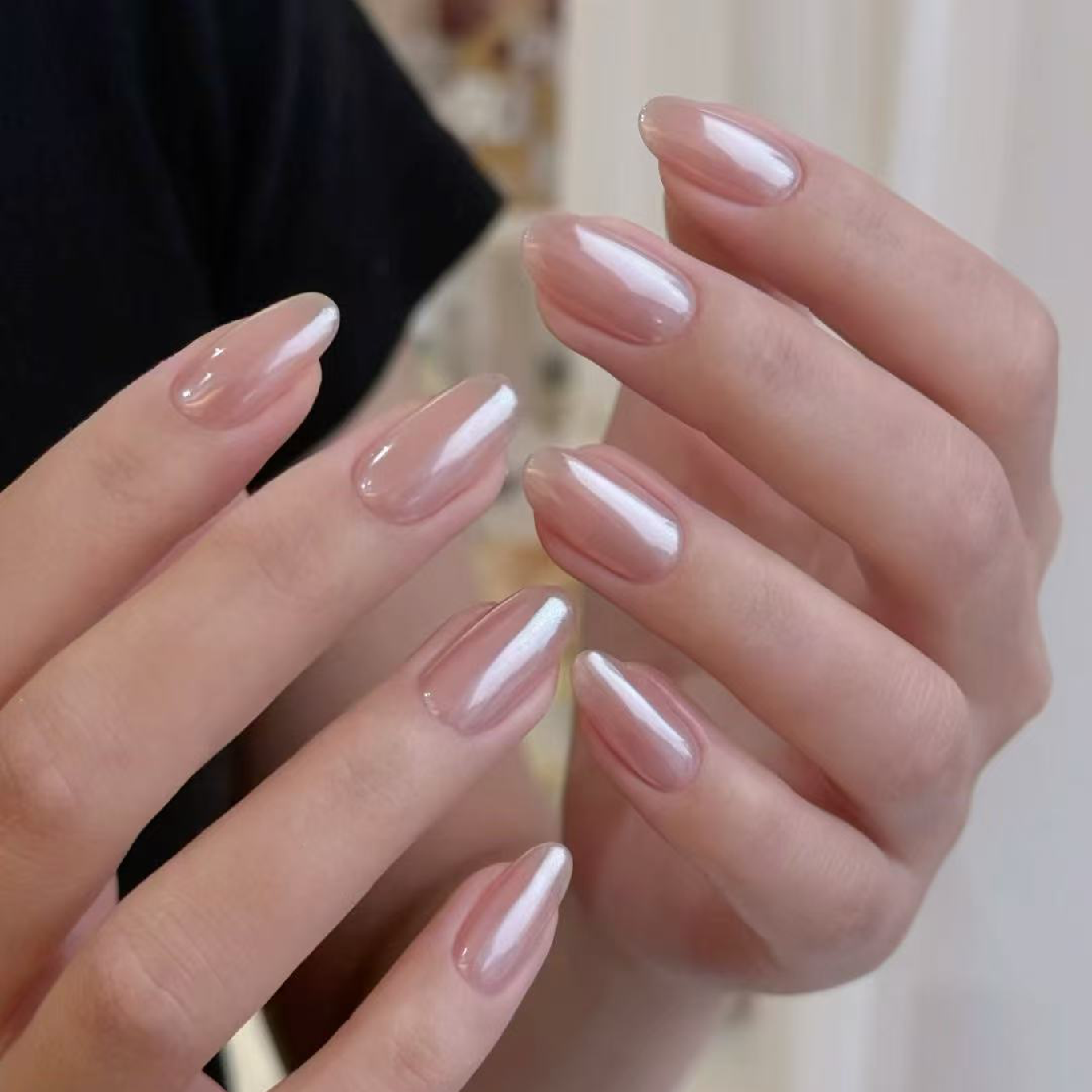 HAND【オフ込み】"うるぷる"パールミラーワンカラー（ベース付き）