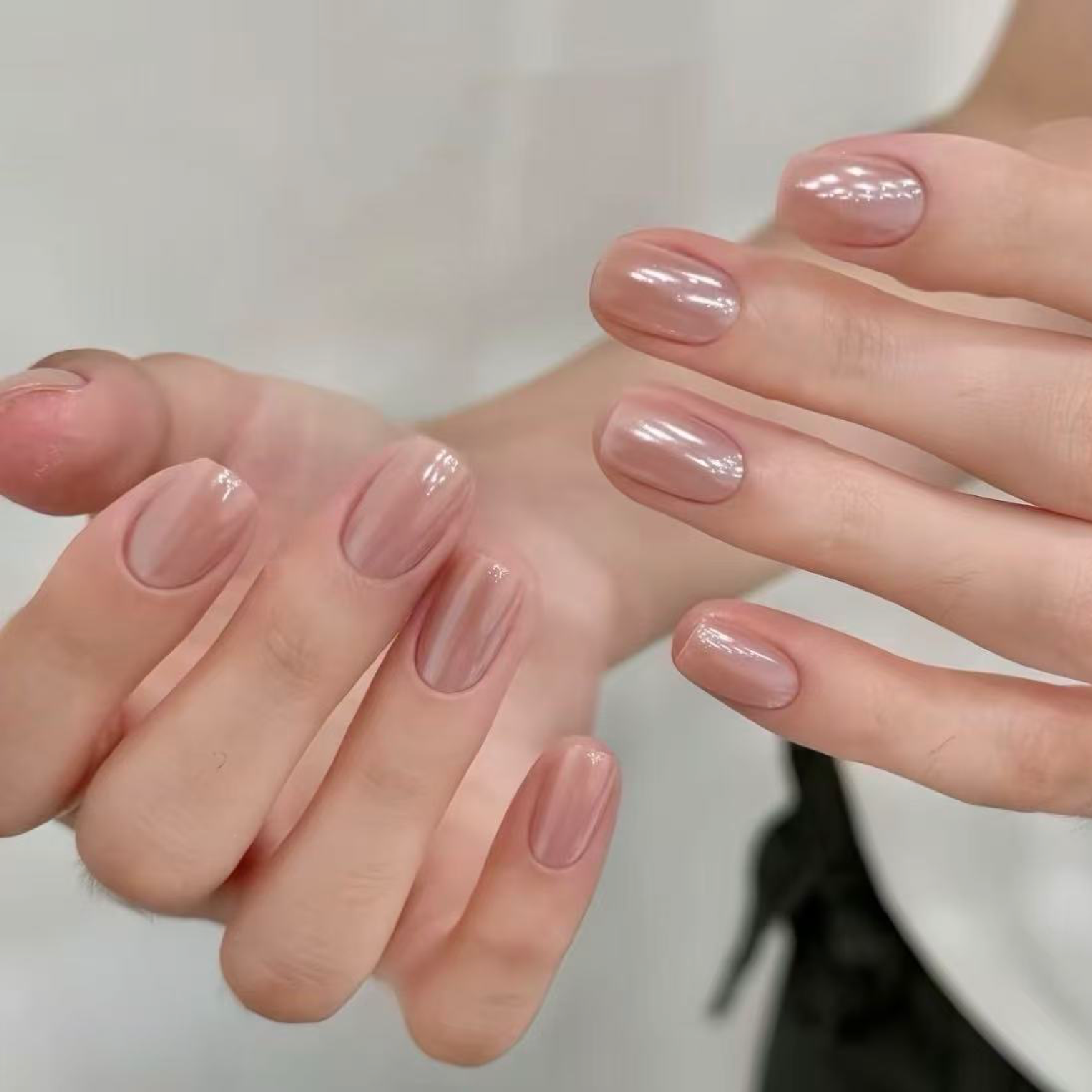 HAND【オフ込み】大人気オーロラネイル／ミラーネイルワンカラー（10本）🥰