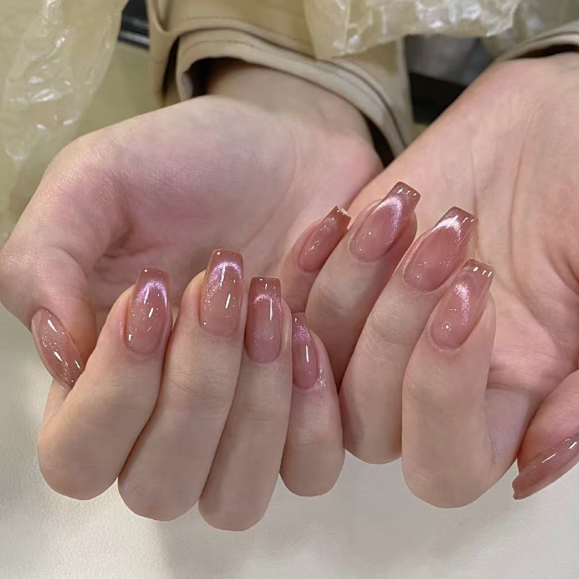 HAND【オフ込み】🍭マグネットグラテーショ✨フレンチ(カラーベース)