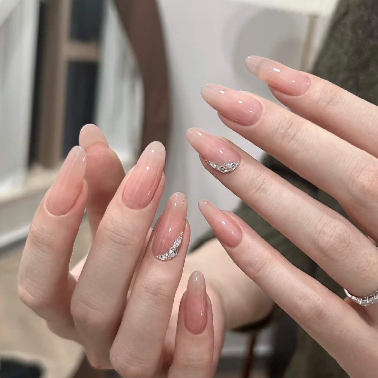 【オフ込み】写真持ち込みデザイン(アート、大きいパーツ2本まで) ➕8本単色