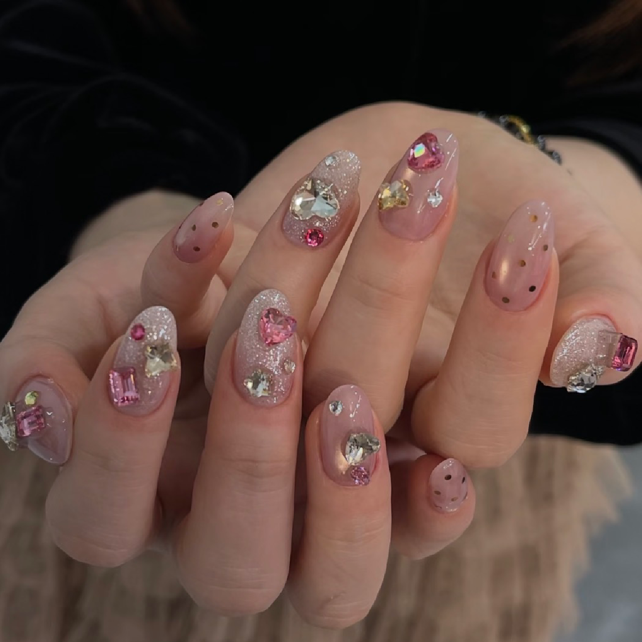 HAND【オフ込み】ワンカラー(ストーン、シールつけ放題)