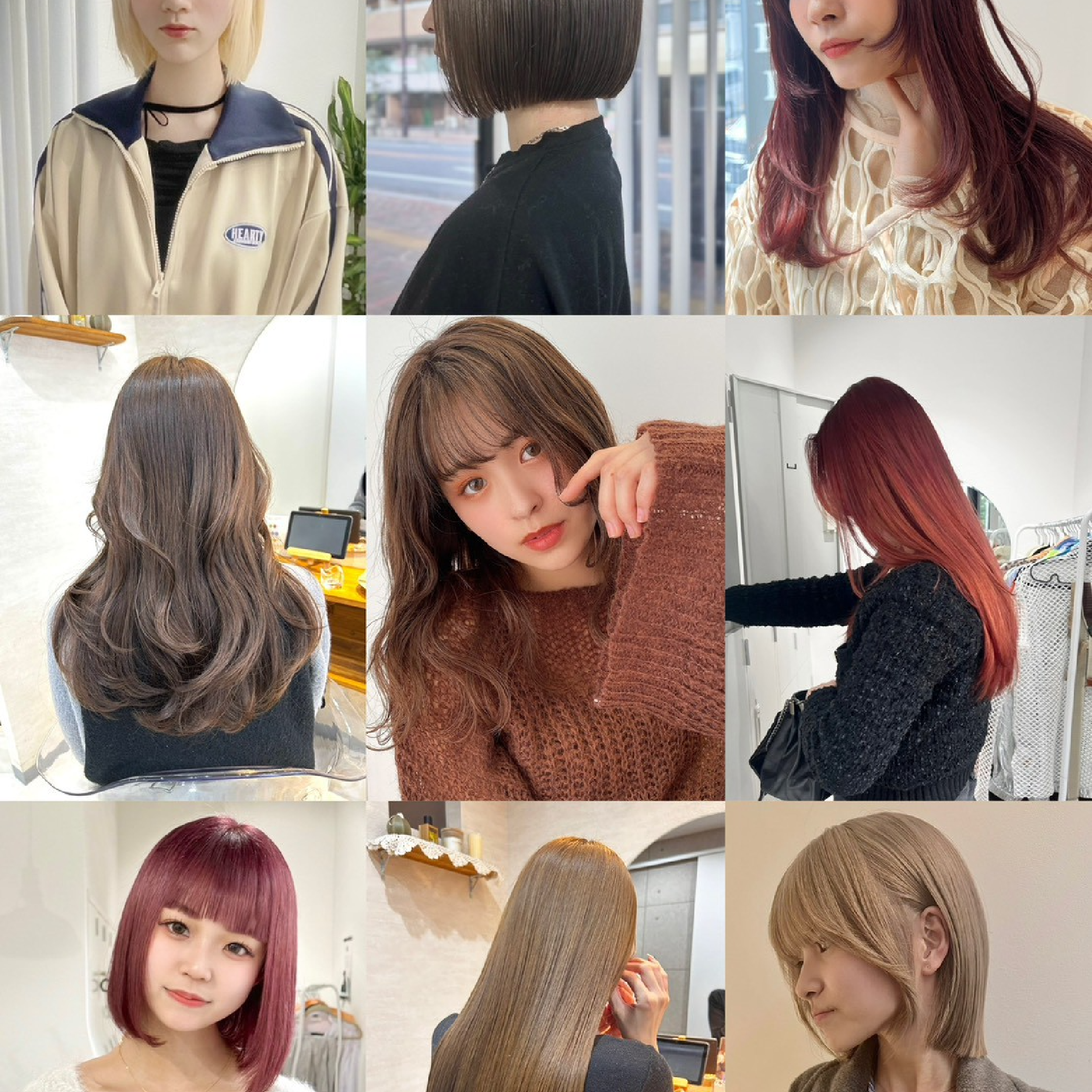 【持ち込みスタイル◎】コピーカット＋スタイリング【アイロン/コテ使用〇】