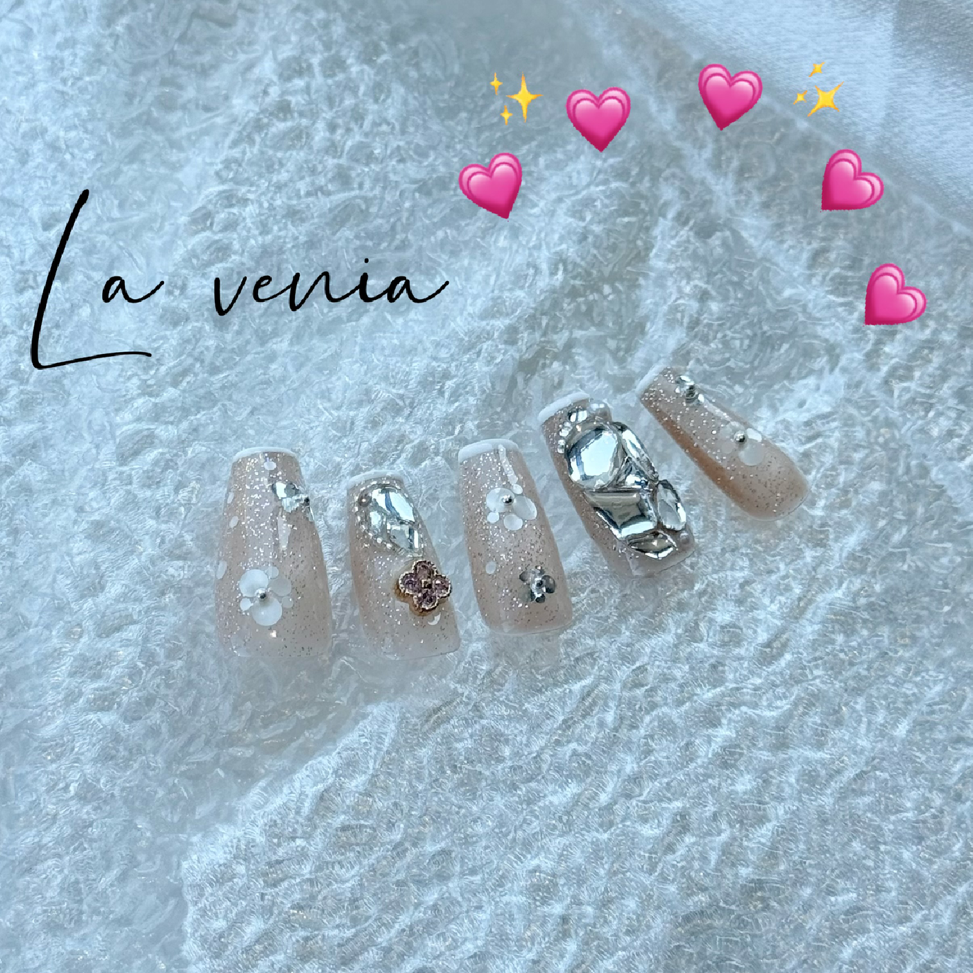 La veniaゴテゴテパーツ付け定額アート