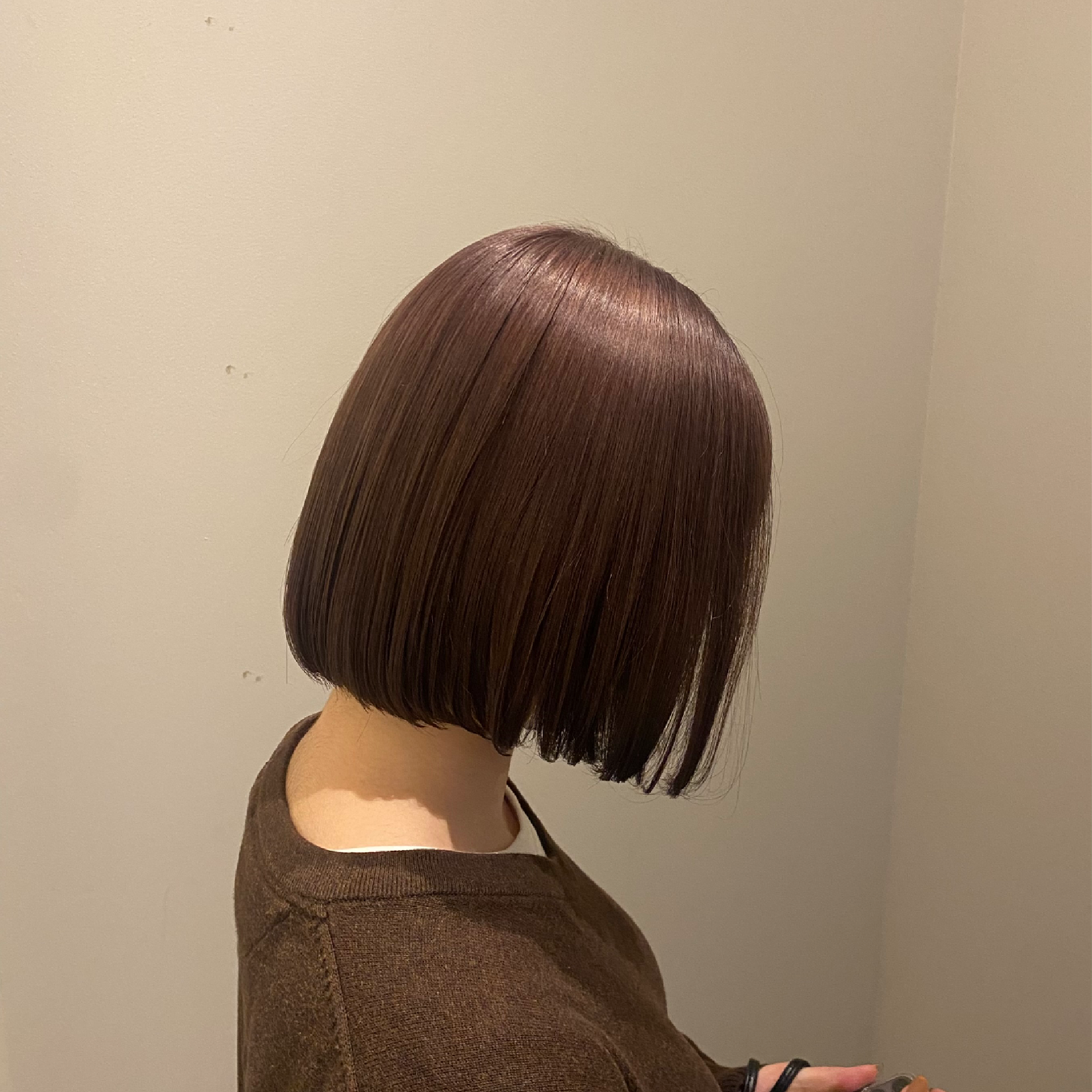 透明感のあるイルミナカラー