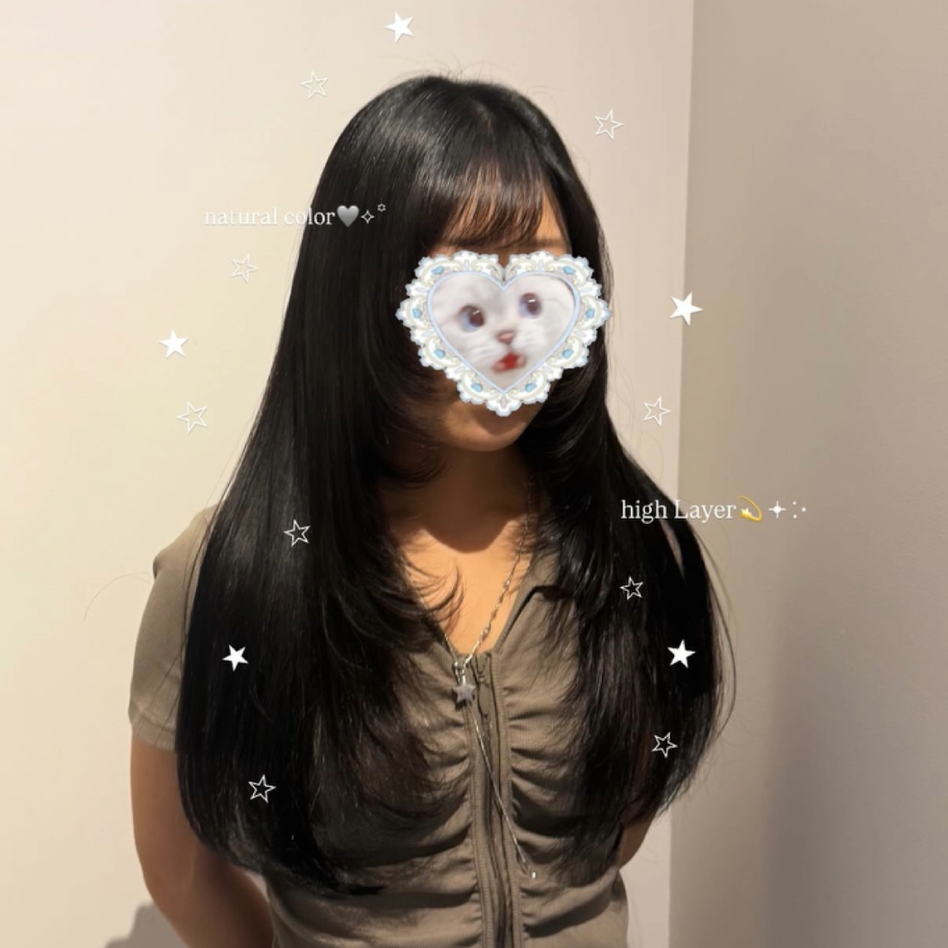cut➕color➕髪質改善treatment🌼