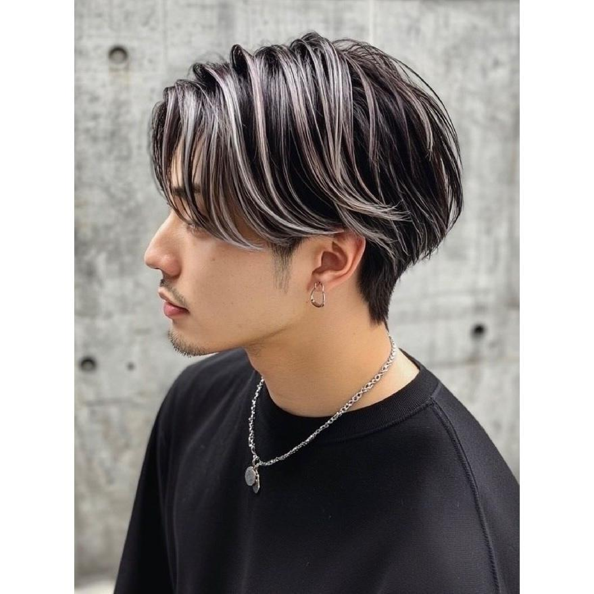 【men's限定】カット＋髪質改善メンズハイライト＋カラー