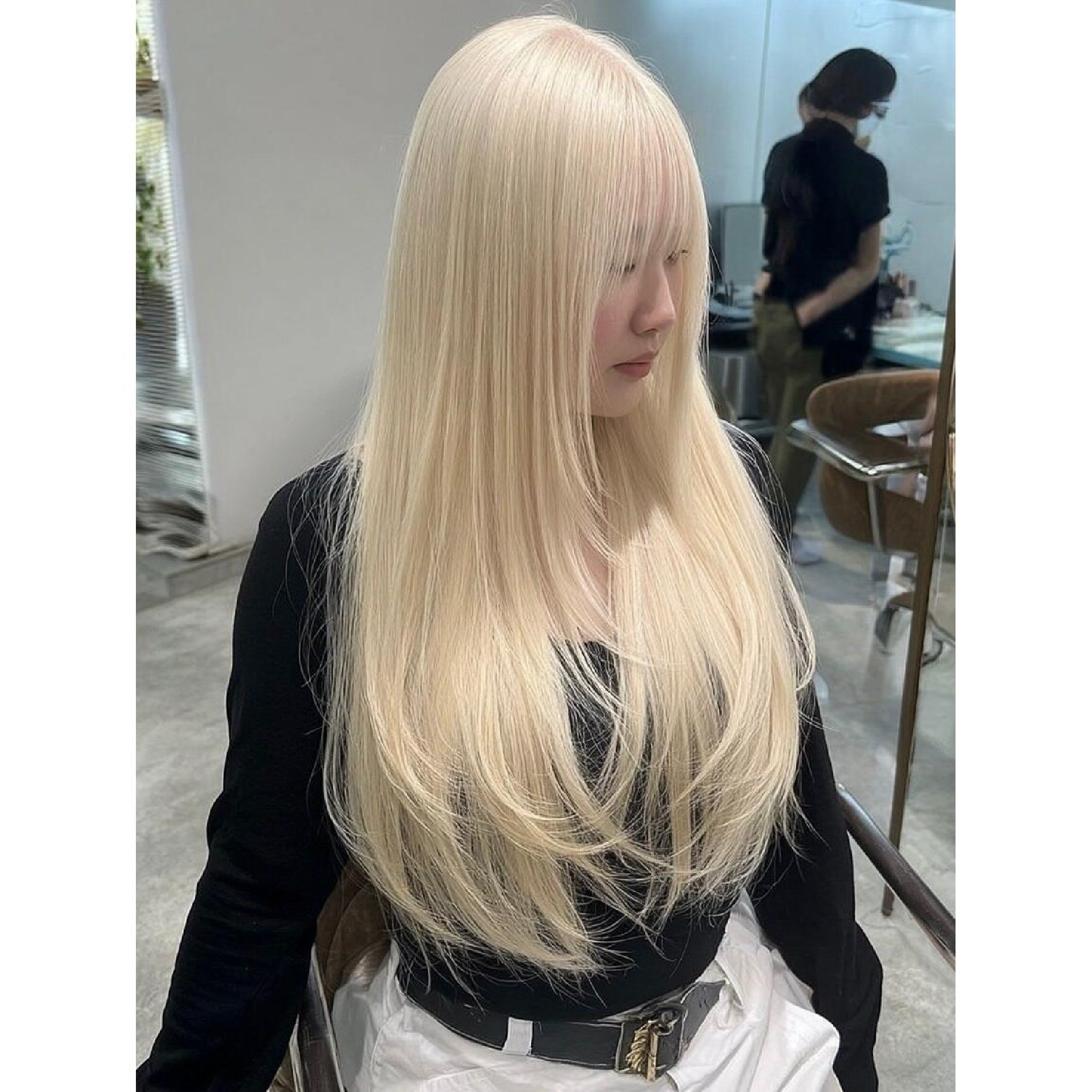 【カットもしたい！】カット+エフェクトケアブリーチ+カラー+トリートメント