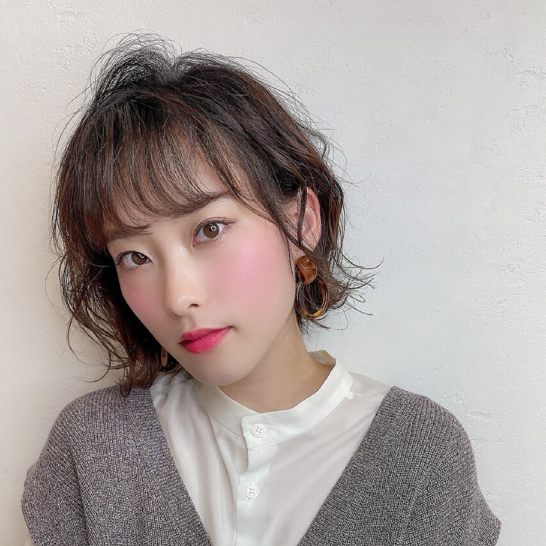 前髪カット＋カラー＋カシミヤトリートメント