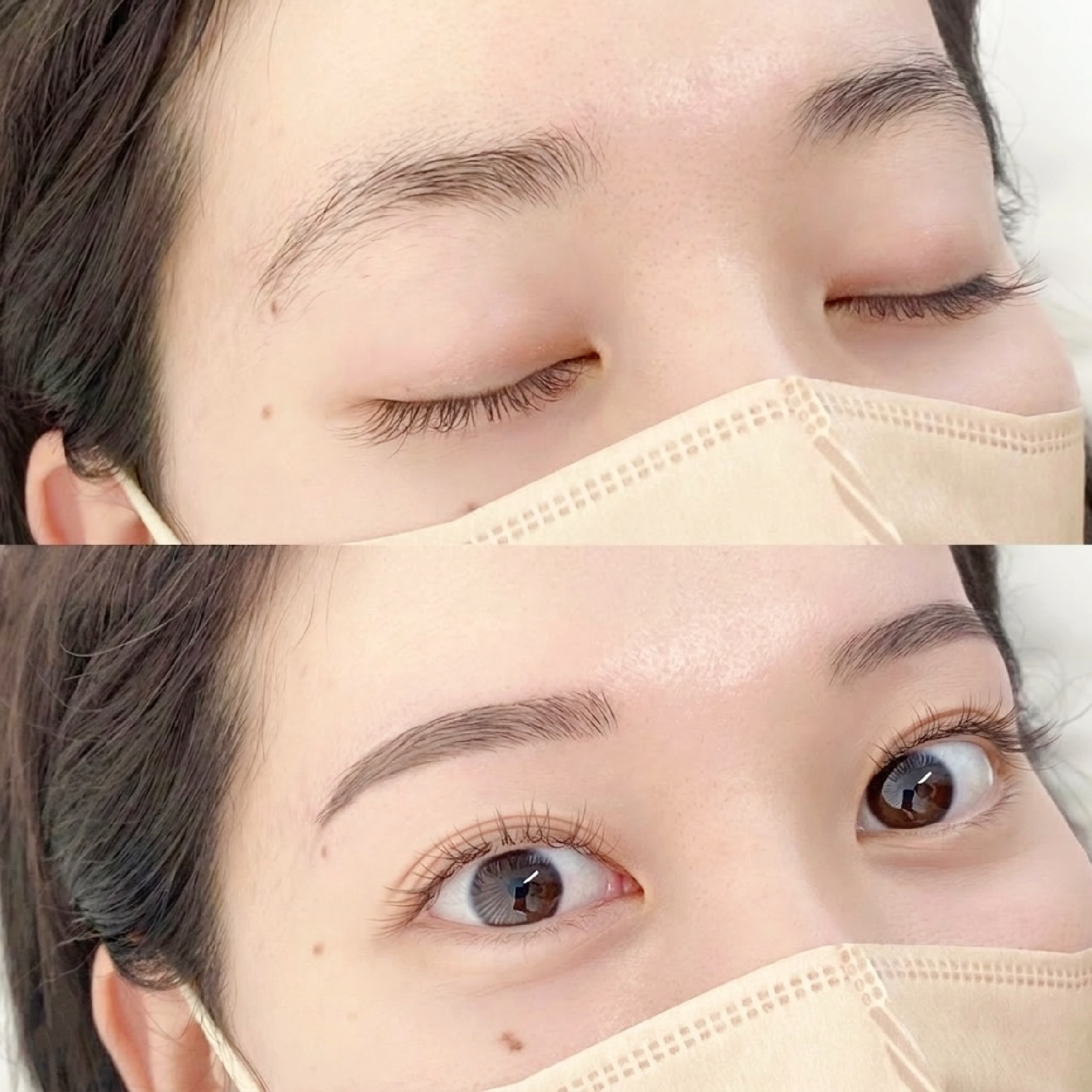 美眉毛アイブロウWAXスタイリング＋毛量調整（間引き）+眉メイク仕上げ