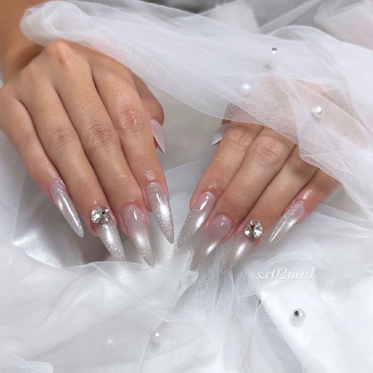 アクリルスカルプ🫧 おまかせデザイン💍