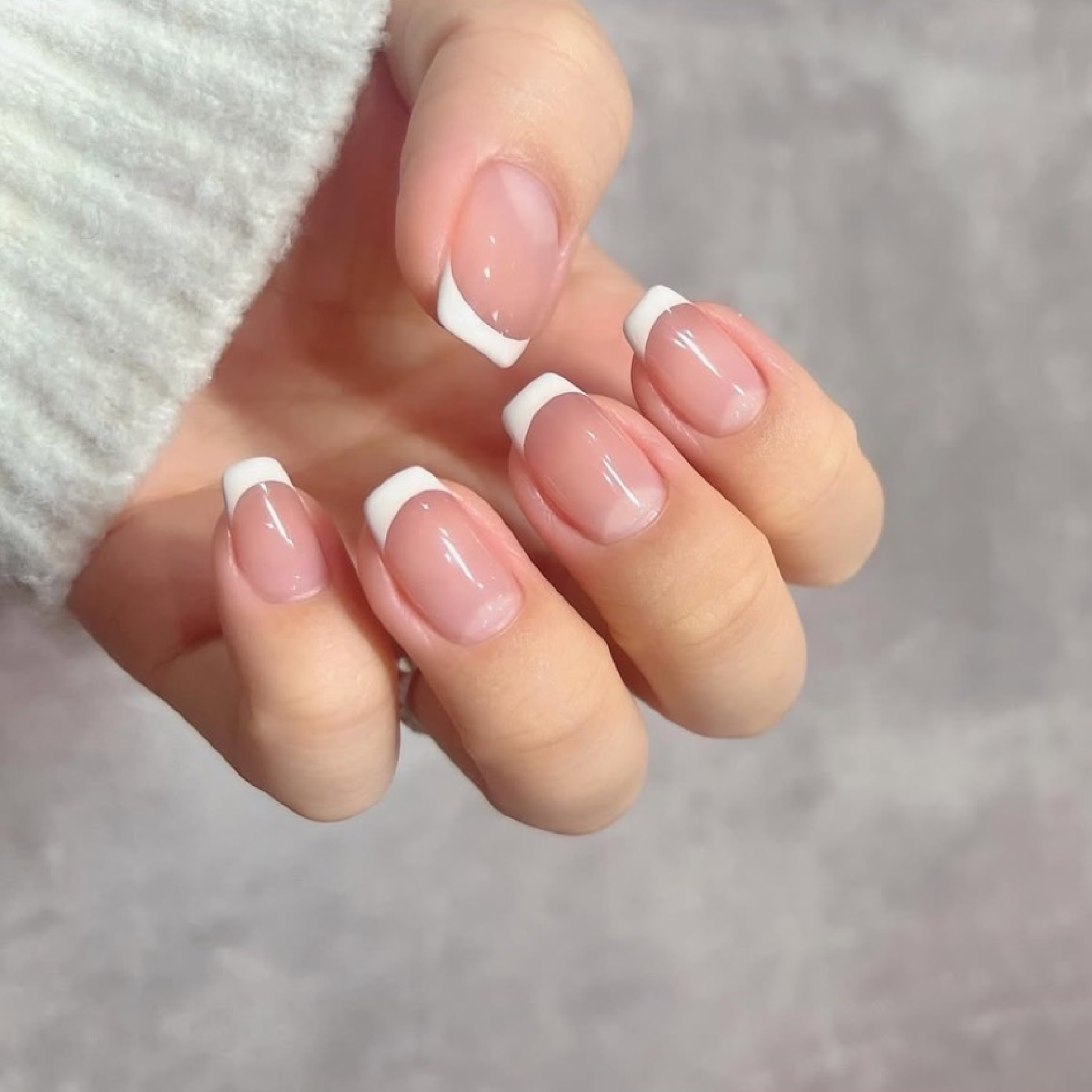 【ハンドネイル】　フレンチ