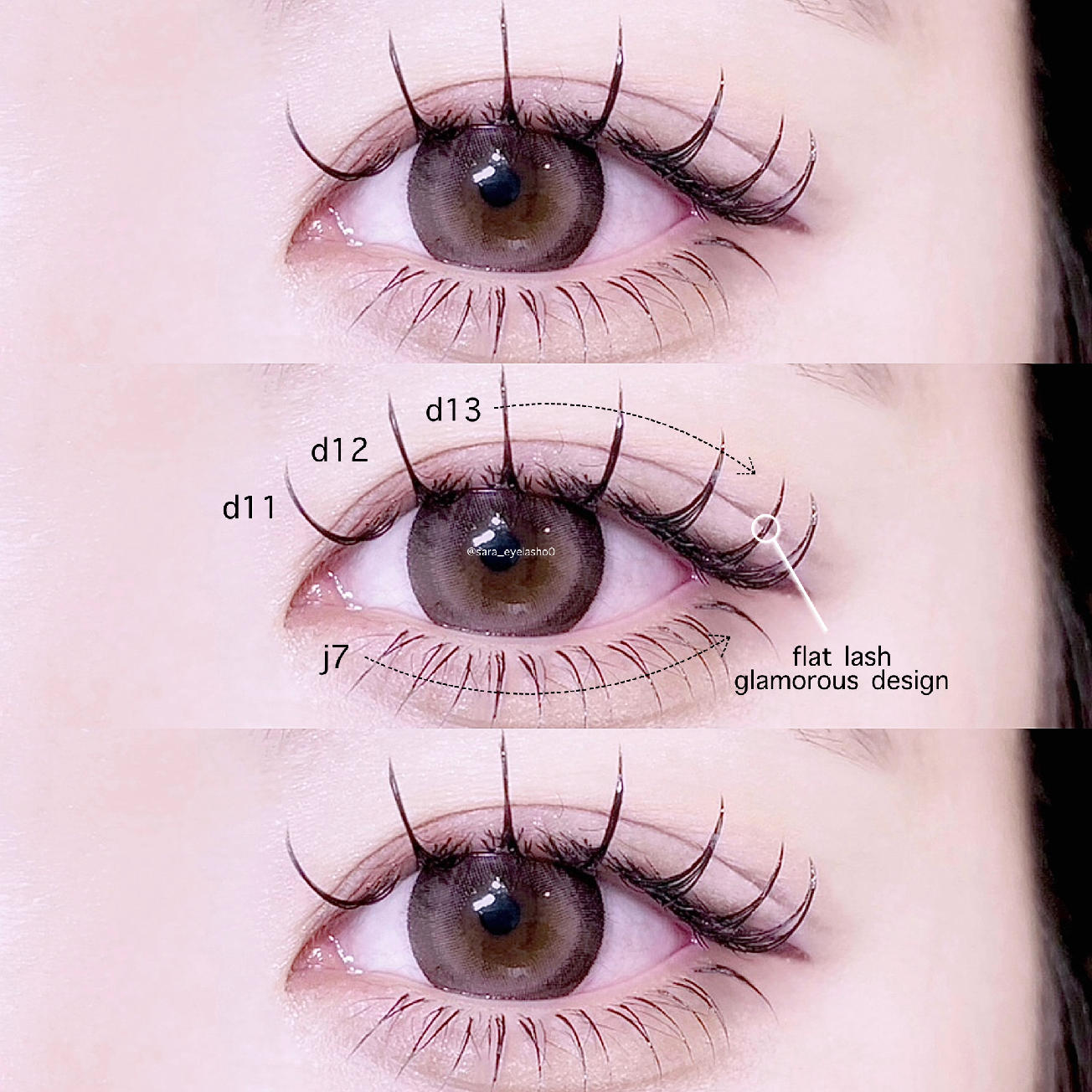 Flat lash 120本 🎀