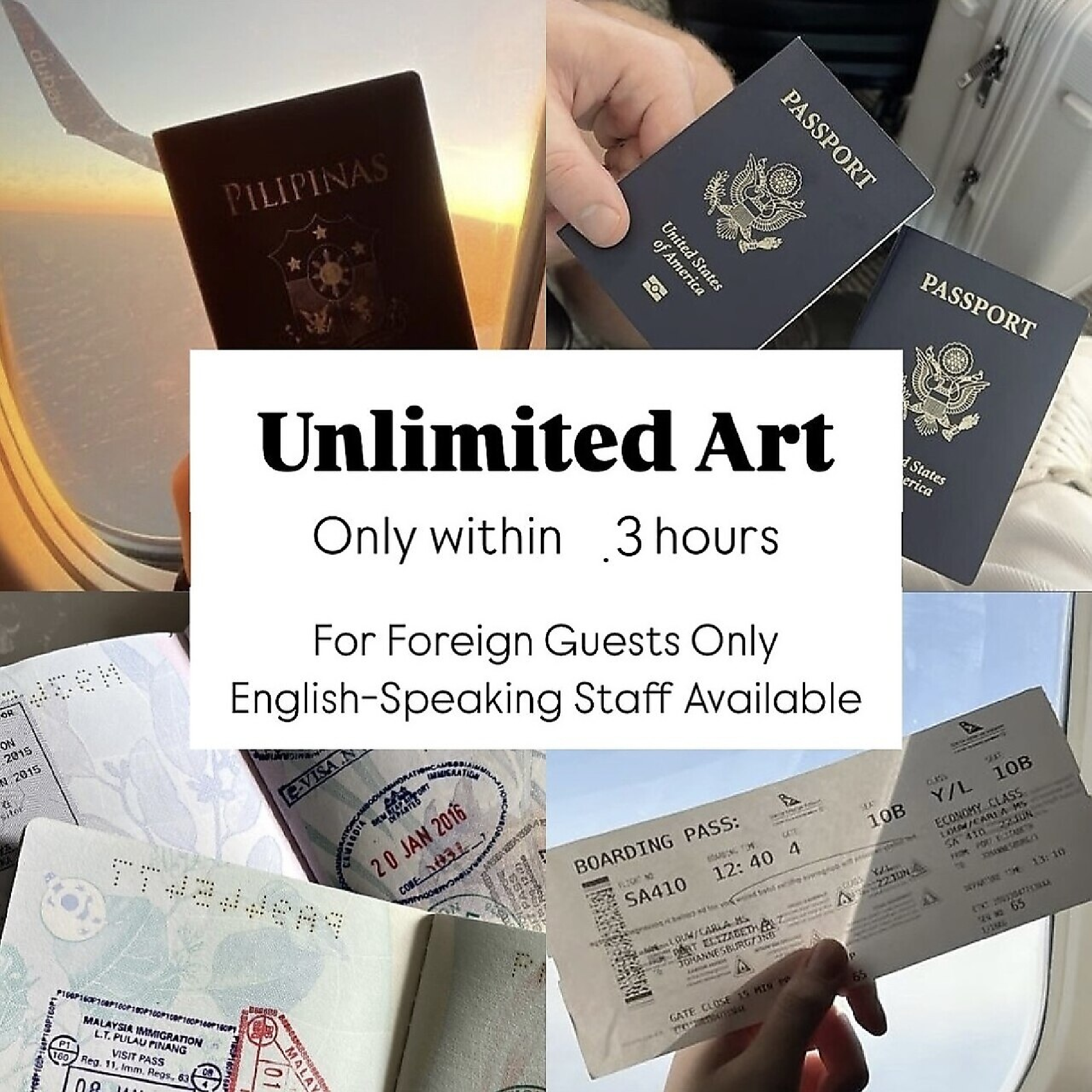 UNLIMITED ART within 3hours for non-Japa