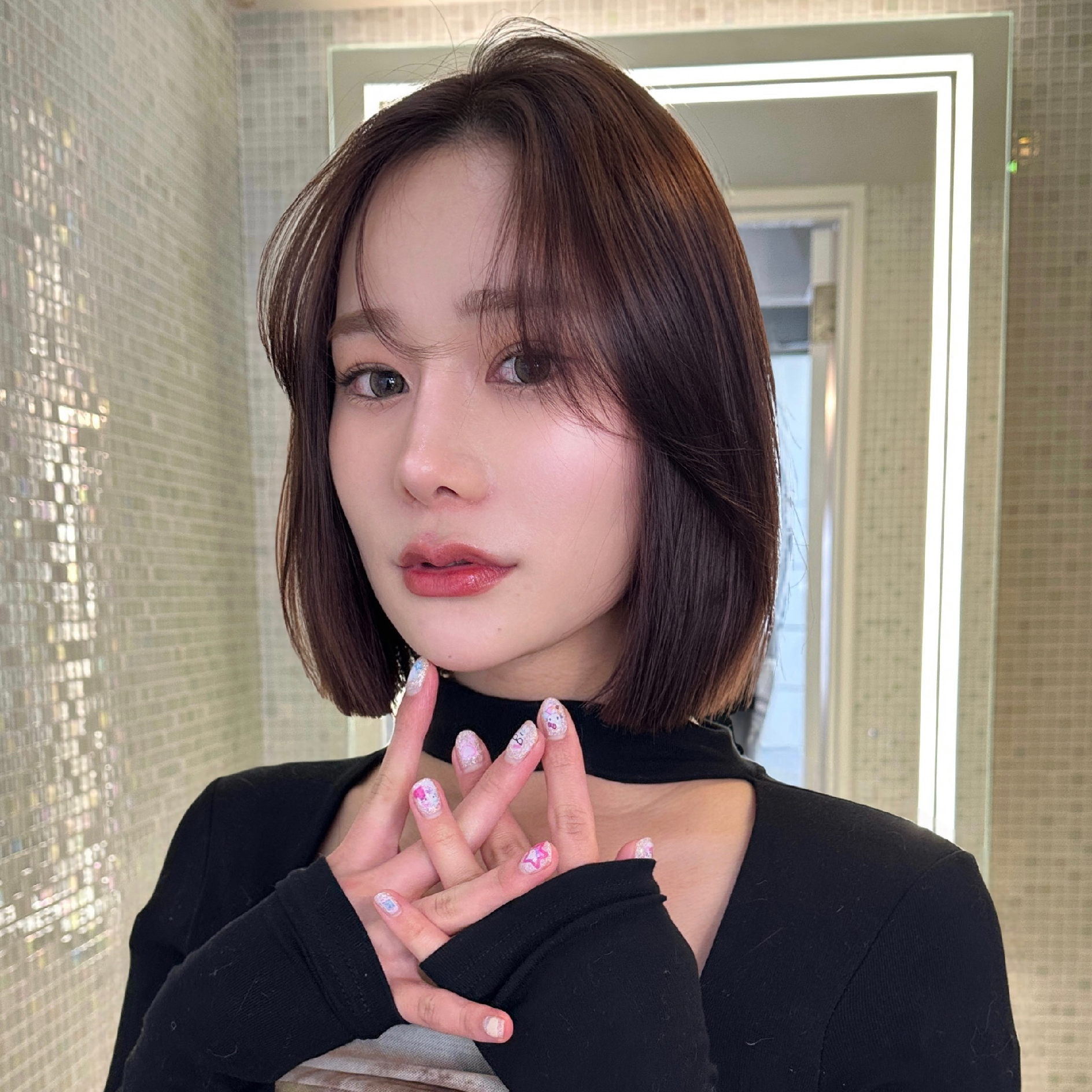 韓国トレンドカット♡艶カラー