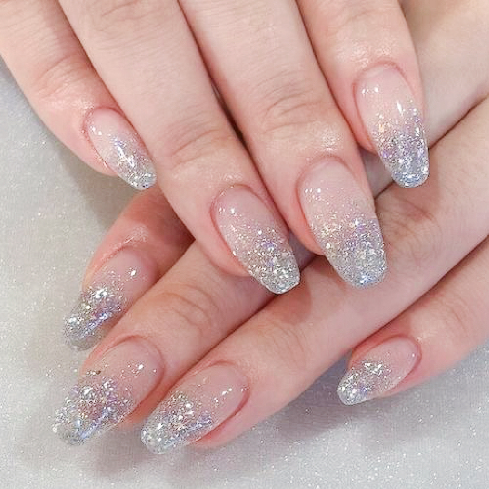 🌟ラメグラデーション🌟 オフ無 ¥5500