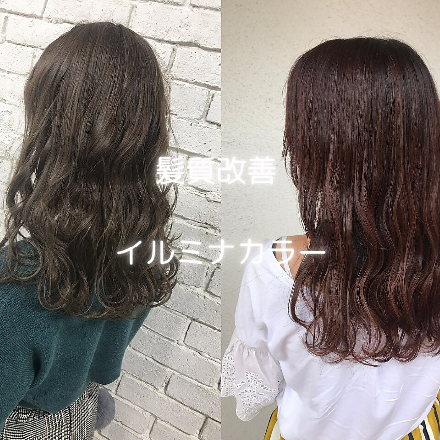 カット＋イルミナカラー（白髪染めも可）＋ハホニコトリートメント