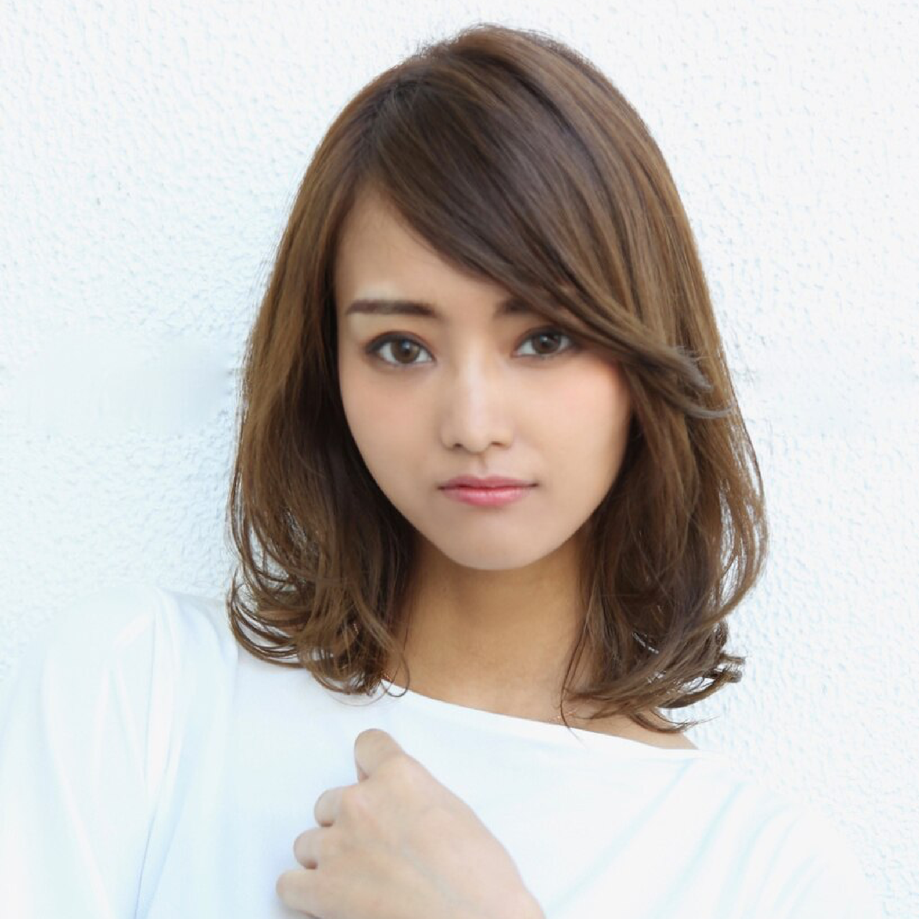 カット＋顔周り縮毛矯正＋イルミナカラー＋ハホニコトリートメント　[錦糸町]