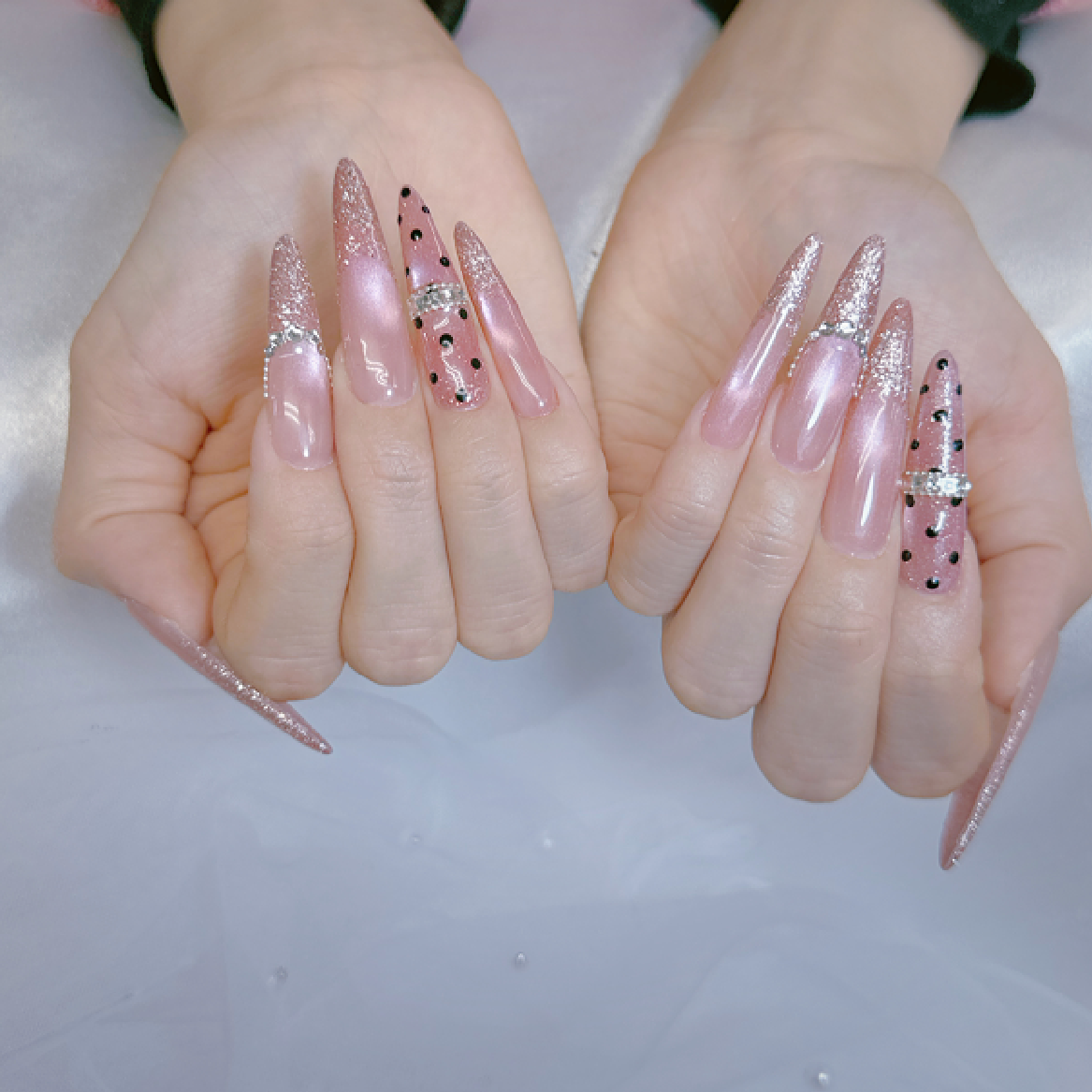 Long Extra チップ長さ出し持ち込みデザインネイル