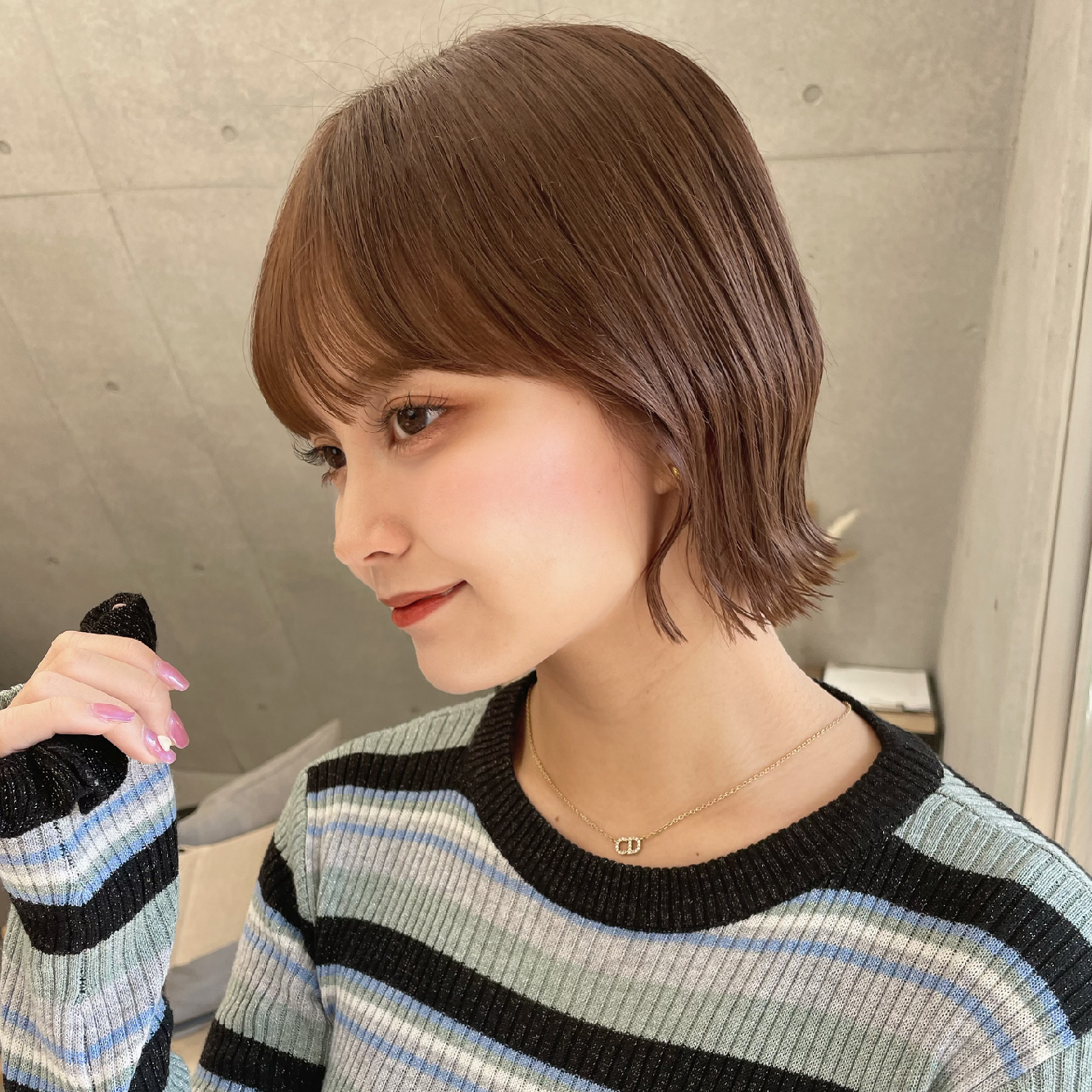 【2回目以降の方はこちら】再来人気No.1★小顔カット＋透明感カラー＋TR⭐️