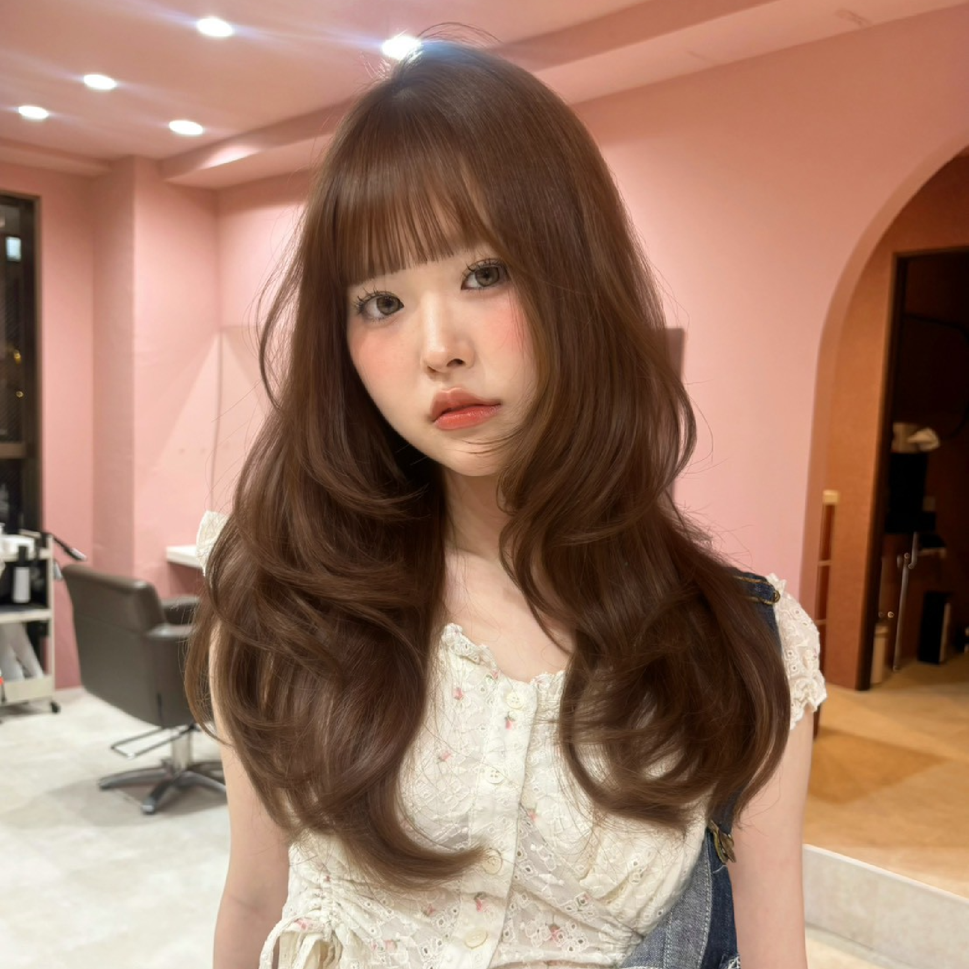 【うねり、広がり対策】縮毛矯正＋カット＋カラー＋トリートメント￥34,000