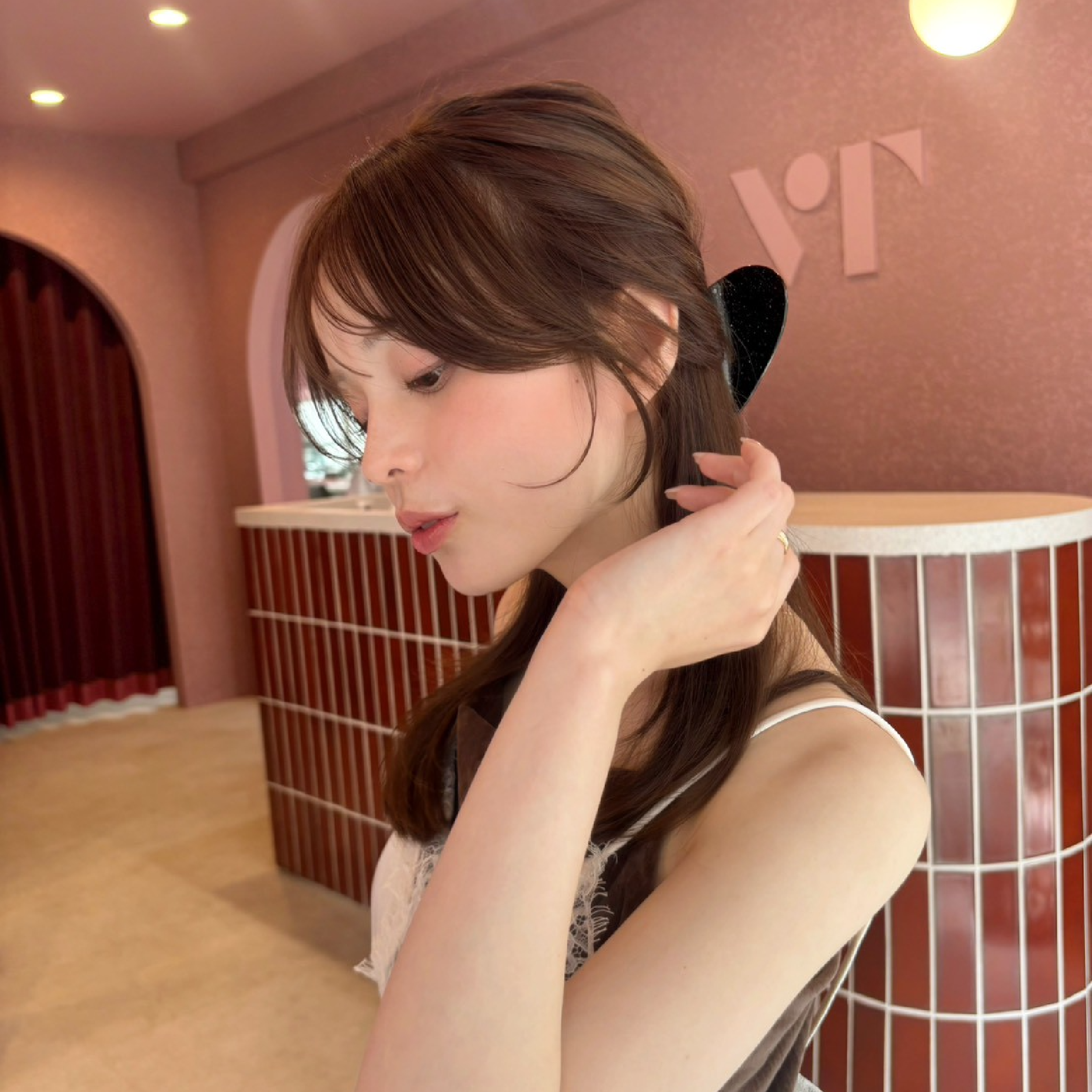 【新規】前髪顔周りカット＋透明感カラー ¥6980
