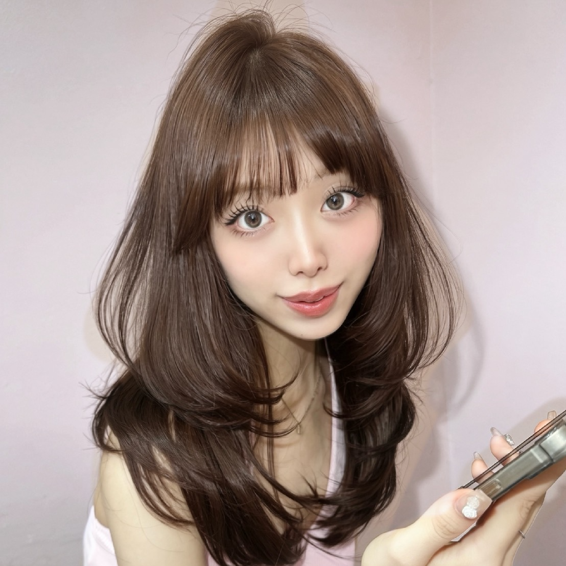 ♪ダメージレスに透明感たっぷり垢抜け♪ブリーチなしダブルカラー+超音波TR