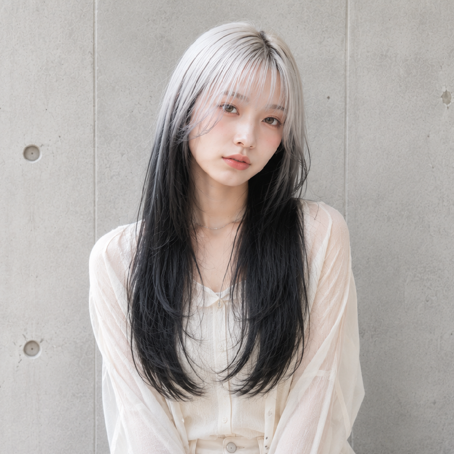 【MERI指名限定】ブリーチ有りルーツカラー¥15400