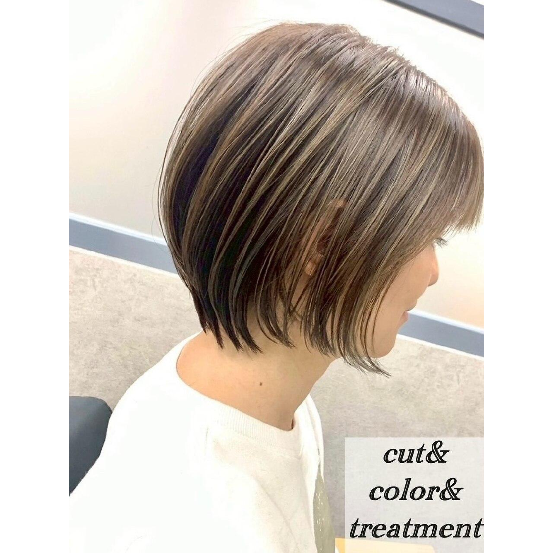 カット+髪質改善カラー+COREMEトリートメント 14450円 【豊洲】