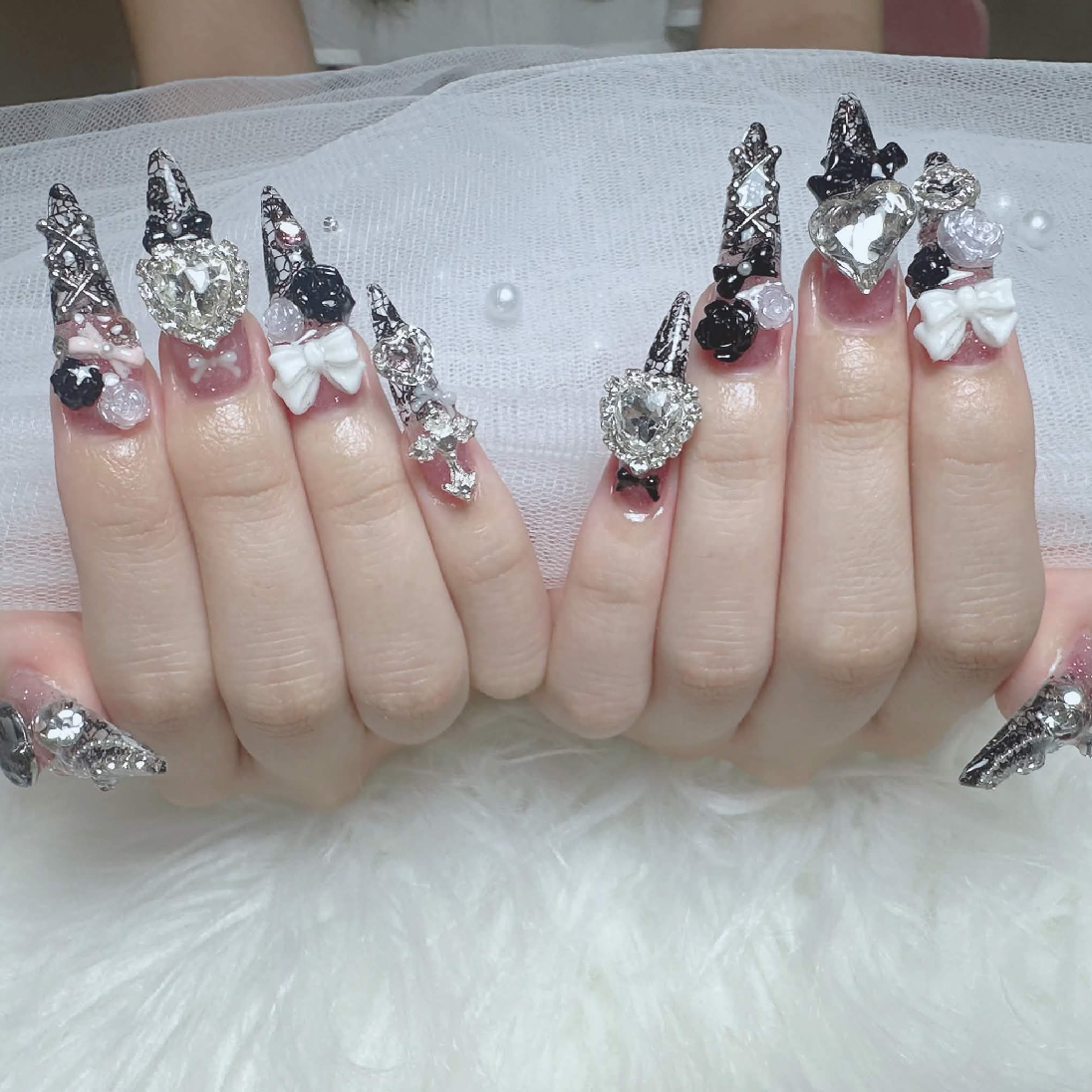 【SNS画像再現◎】持込OK！アート＆パーツ無制限(長さだし込) ¥10980