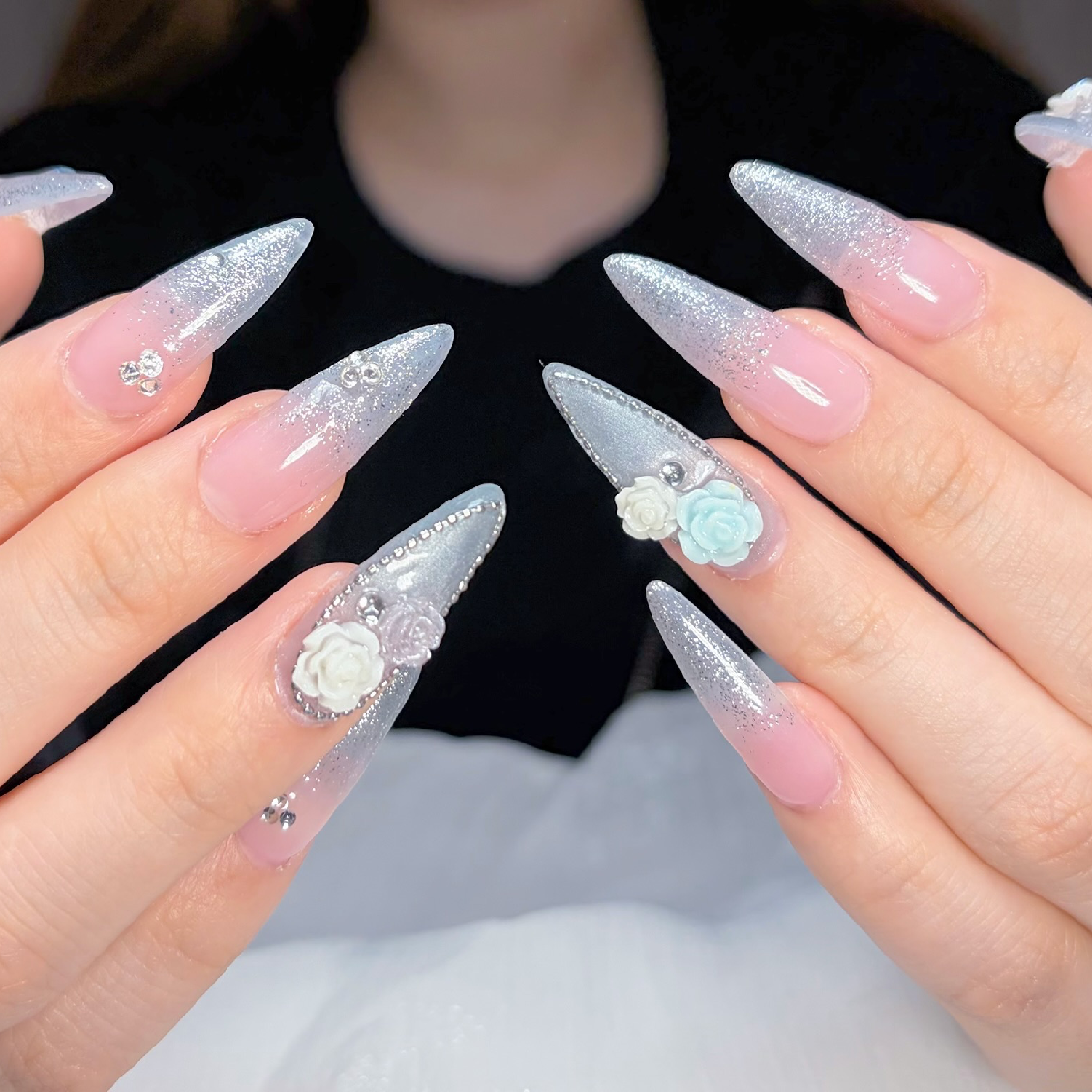 🎀 チップ長さ出し10本＋持ち込みデザイン