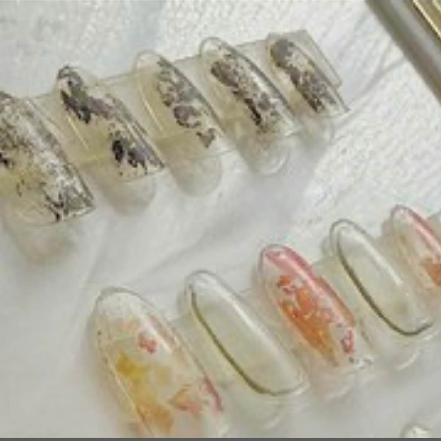 クリア×ホイルネイル　¥5000（60分で完了☆）オフ＆ケア無料♪