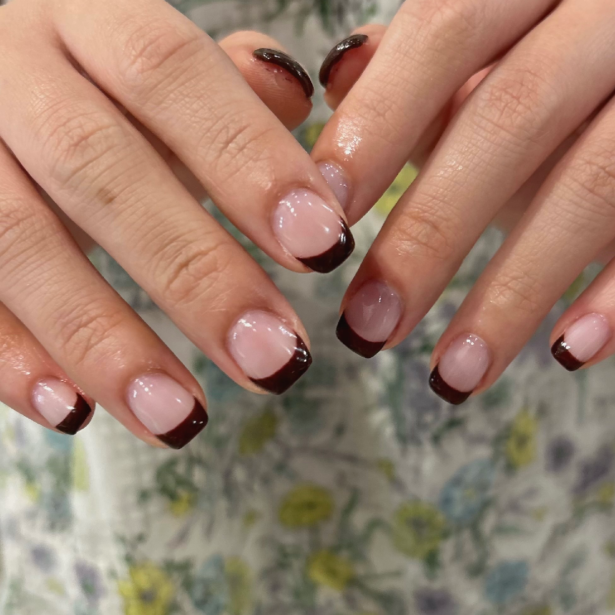 clear base /French nail