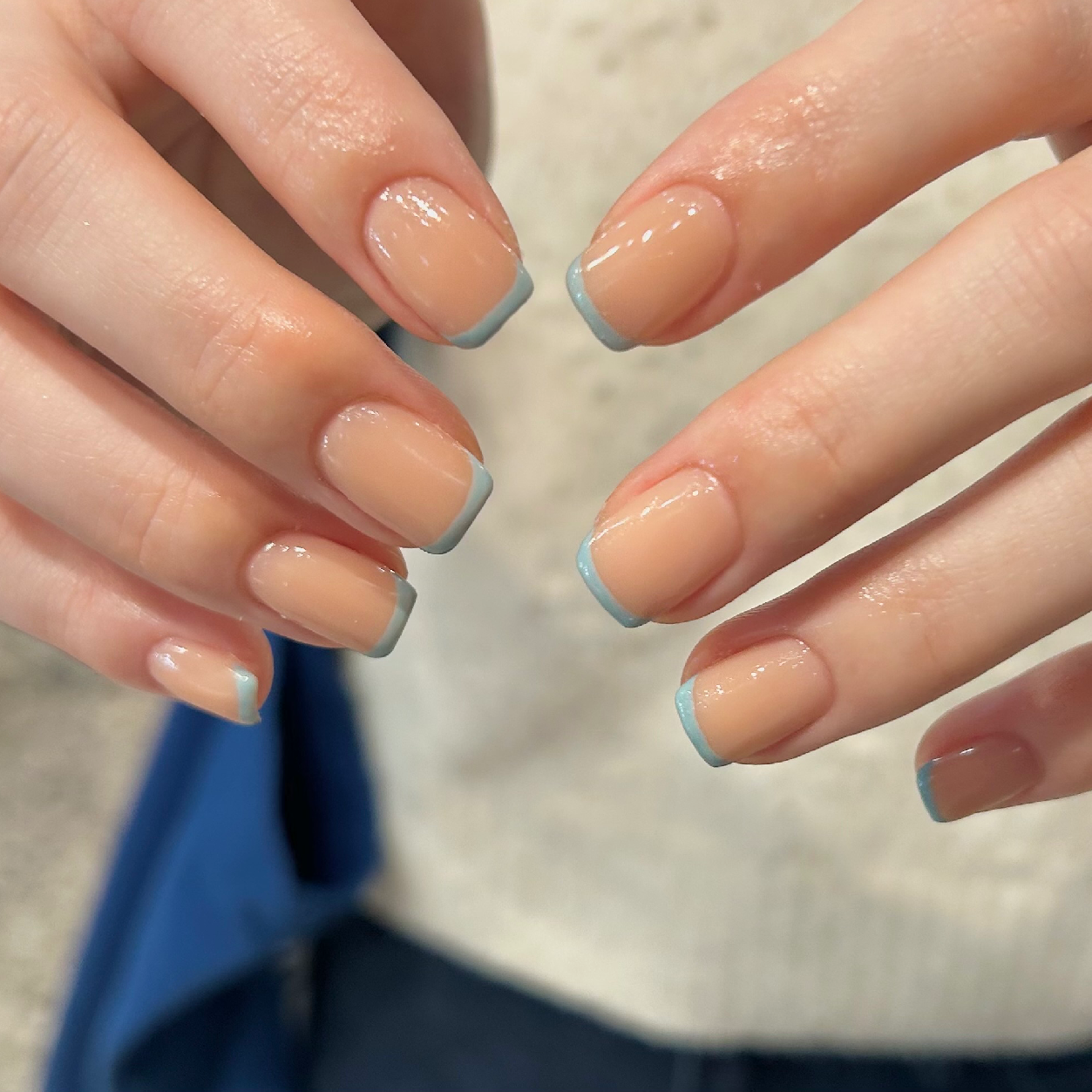 color base /  French nail