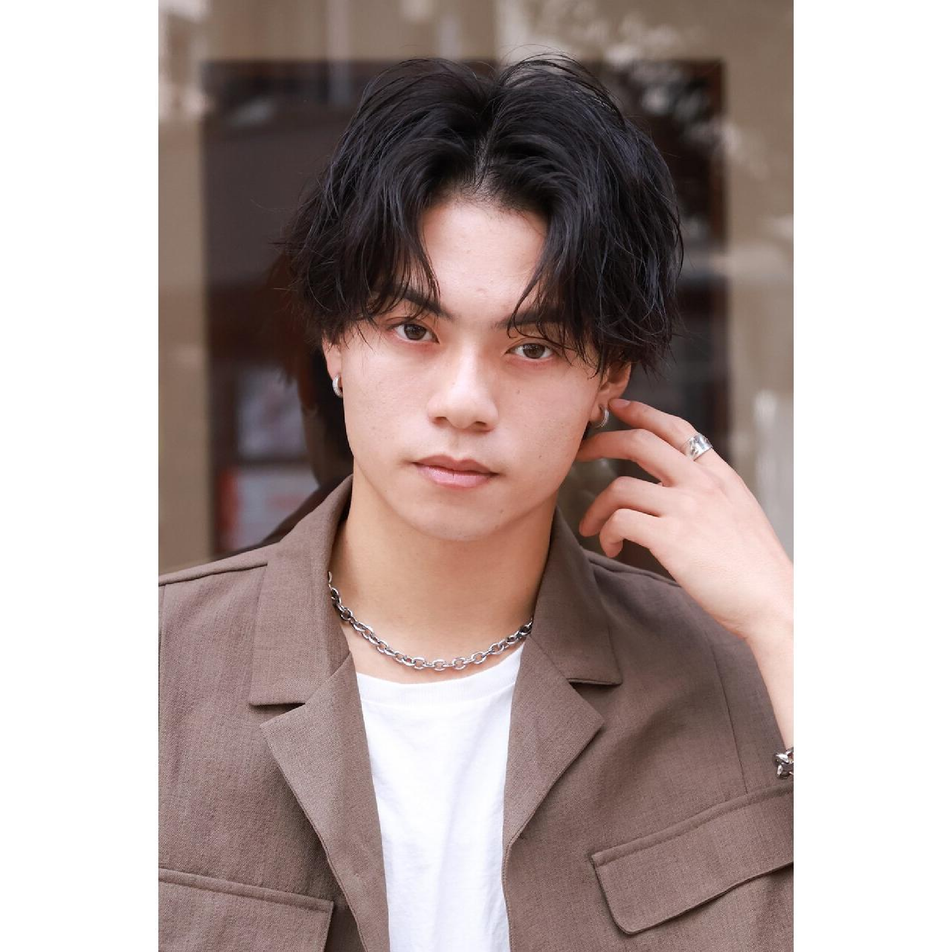 平日限定◇カット＋フェザーパーマorシャドウパーマor波巻き＋眉cut￥9900