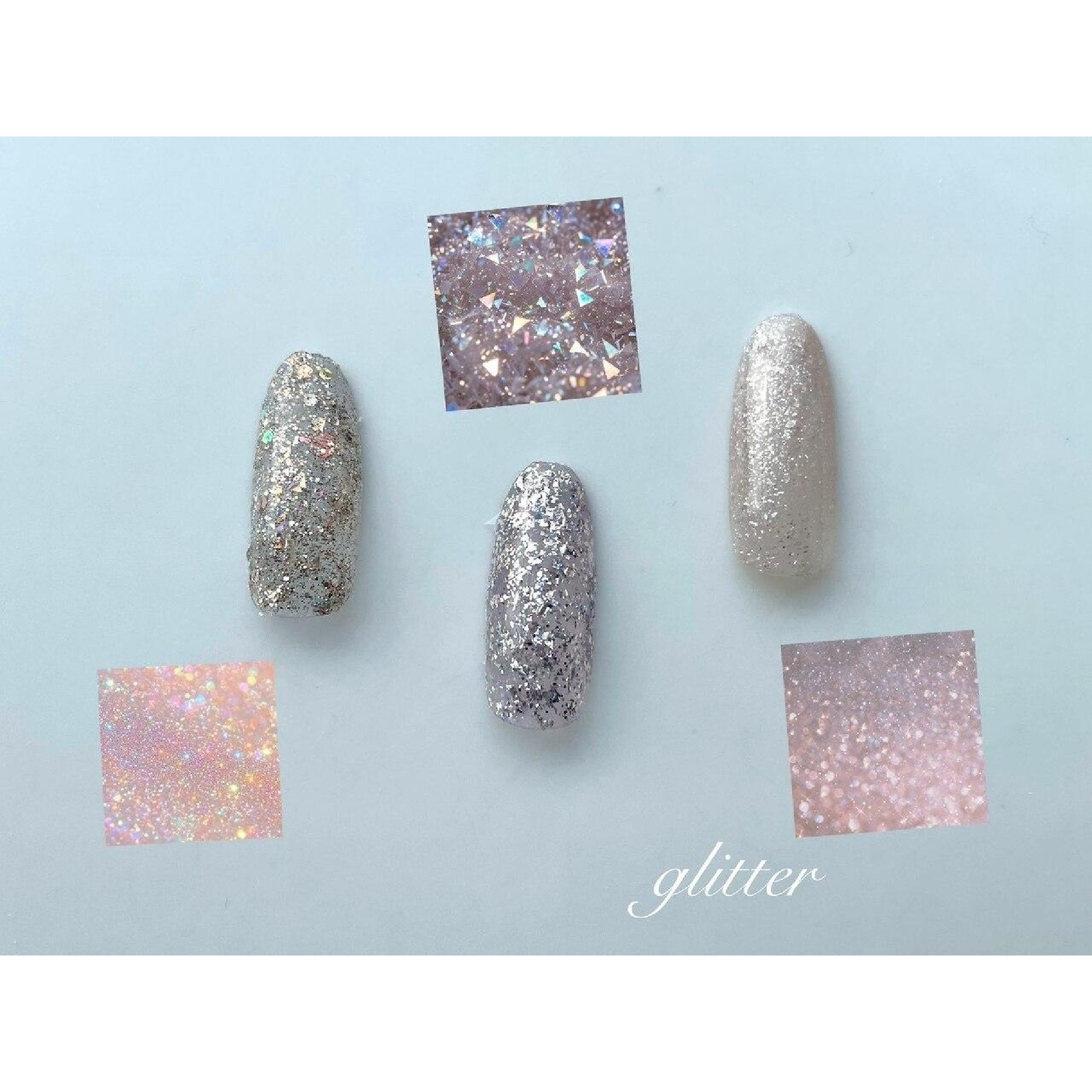 【リニューアルオープン記念☆】グリッターネイル¥4500