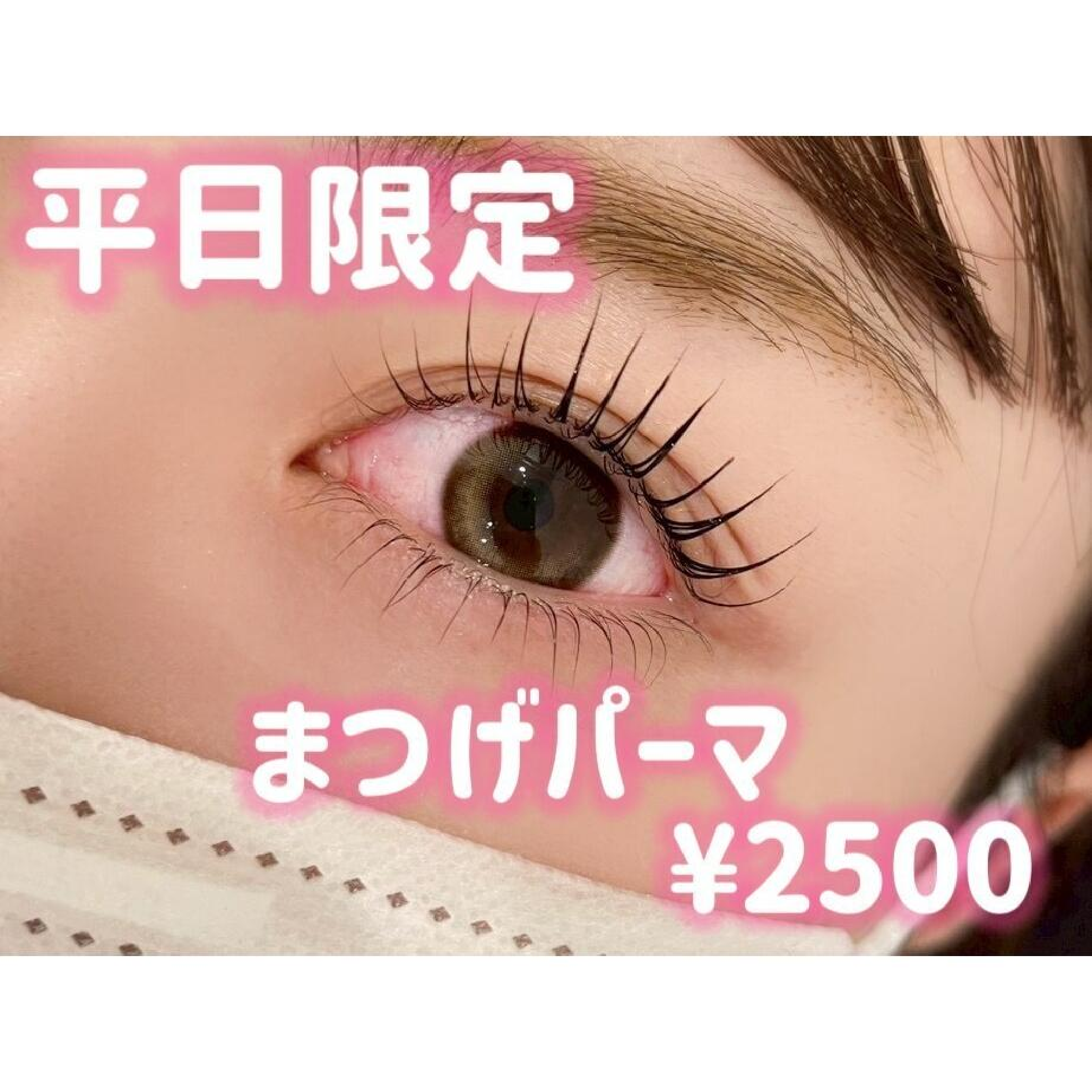 【6月平日限定】束感まつげパーマ￥3500/学生さんにもおすすめ◎