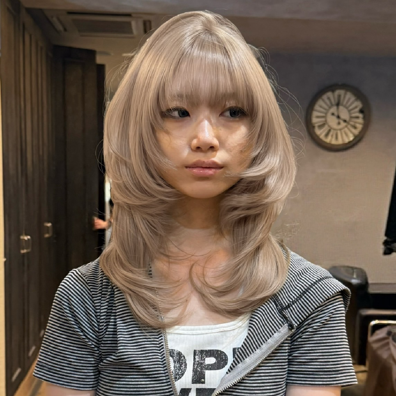 【🤍色落ちまで計算したハイトーン🤍】カット+ケアブリーチ+ケアカラー